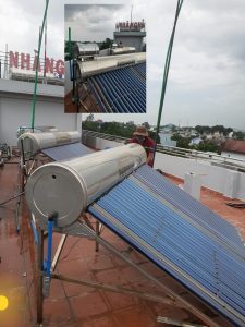 Hàn ống nước nóng năng lượng mặt trời